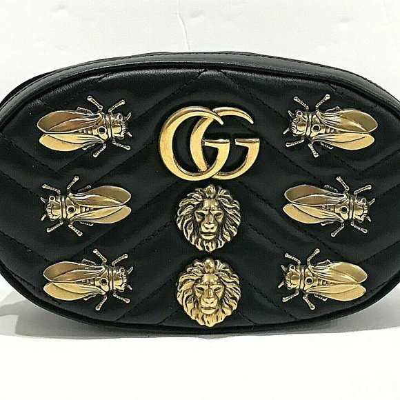gucci bug belt
